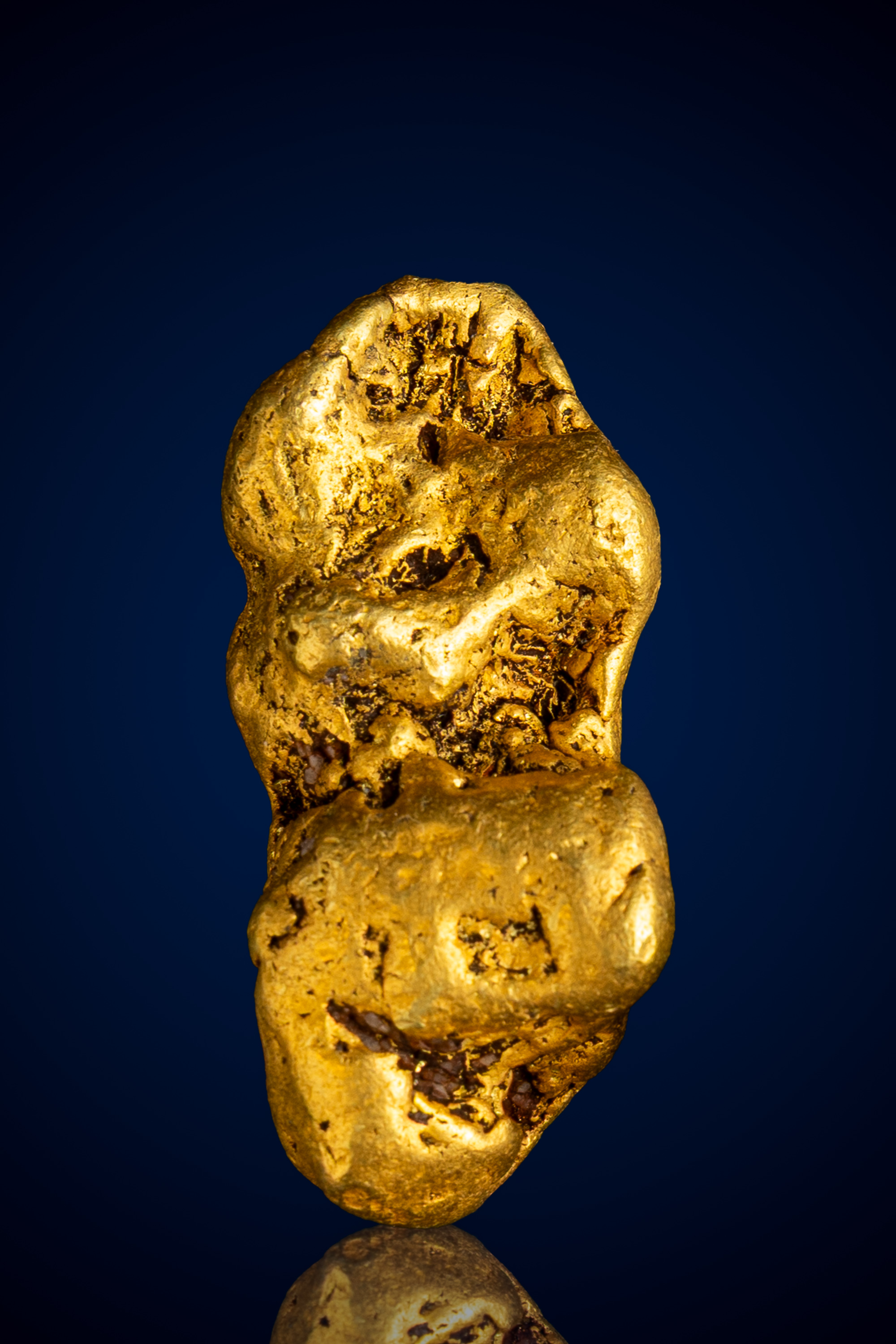 Bold, Contoured Natural Gold Nugget - Fraser River, BC - 21.77 grams (image for) Bold, Contoured Natural Gold Nugget - Fraser River, BC - 21.77 grams